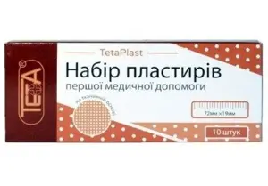 Набор пластырей Тета Бангли пленка 7,2*1,9см №10 Набор пластырей Тета Бангли пленка 7,2*1,9см №10