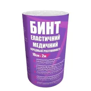 Бинт еластичний Тета средней растяжимости 10см*2м Бинт еластичний Тета средней растяжимости 10см*2м