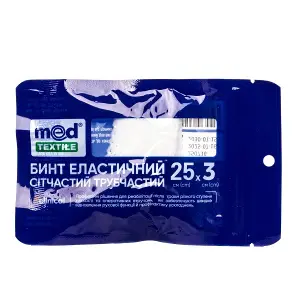 Бинт еластичний Медтекстиль сітчастий трубчастий 3см*25см №1 Бинт еластичний Медтекстиль сітчастий трубчастий 3см*25см №1