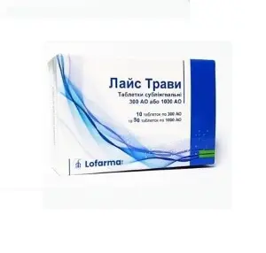 Лайс трави табл. сублинг. №40 (10 табл. 300 АО и 30 табл. 1000 АО) Лайс трави табл. сублинг. №40 (10 табл. 300 АО и 30 табл. 1000 АО)