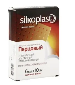 Пластырь Silkoplast (Селкопласт) перечный 6 х 10 см, 1 шт. Пластырь Silkoplast (Селкопласт) перечный 6 х 10 см, 1 шт.
