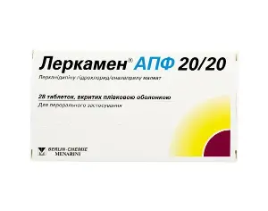 Леркамен АПФ табл. п/о 20/20мг №28 Леркамен АПФ табл. п/о 20/20мг №28