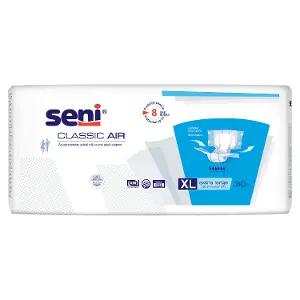 Подгузники для взрослых Seni (Сени) Classic AIR Extra Large (Классик Ладж) размер XL/4 30 шт Подгузники для взрослых Seni (Сени) Classic AIR Extra Large (Классик Ладж) размер XL/4 30 шт