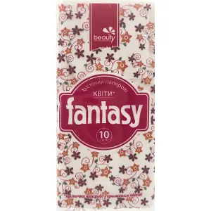 Платочки носовые FANTASY (Фэнтези бьюти) Beauty 3 слоя с ароматом цветов 10шт Платочки носовые FANTASY (Фэнтези бьюти) Beauty 3 слоя с ароматом цветов 10шт