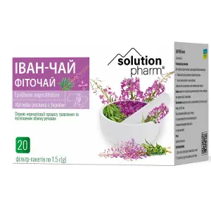 Фиточай Иван-чай в фильтр-пакетах по 1,5 г 20 шт Solution Pharm Фиточай Иван-чай в фильтр-пакетах по 1,5 г 20 шт Solution Pharm