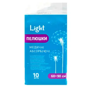 Пелюшки гігієнічні Teta (Тета) Light абсорбуючі поглинаючі розмір 60 см x 90 см упаковка 10 шт Пелюшки гігієнічні Teta (Тета) Light абсорбуючі поглинаючі розмір 60 см x 90 см упаковка 10 шт