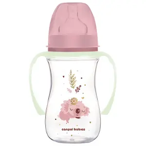 Бутылочка антиколиковая для кормления CANPOL (Канпол) 35/237_pin Easystart Sleepy Koala полипропиленовая с широким горлышком 240 мл Бутылочка антиколиковая для кормления CANPOL (Канпол) 35/237_pin Easystart Sleepy Koala полипропиленовая с широким горлышком 240 мл