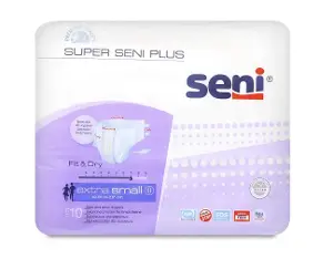 Підгузки для дорослих SUPER SENI PLUS EXTRA SMALL №10 Підгузки для дорослих SUPER SENI PLUS EXTRA SMALL №10
