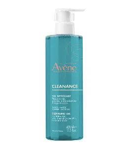 Очищувальний гель AVENE Клінанс для жирної та проблемної шкіри 400 мл Очищувальний гель AVENE Клінанс для жирної та проблемної шкіри 400 мл