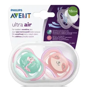 Пустушка PHILIPS AVENT 349/12 силіконова 18+ для дівчаток №2 Пустушка PHILIPS AVENT 349/12 силіконова 18+ для дівчаток №2