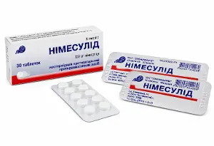 Німесулід таблетки 100 мг №30 Німесулід таблетки 100 мг №30