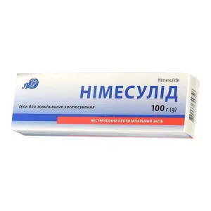 Німесулід гель 10 мг/г туба 100 г Німесулід гель 10 мг/г туба 100 г