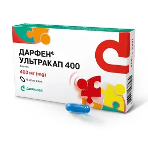 Дарфен Ультракап 400 м'які капсули 400 мг №10 Дарфен Ультракап 400 м'які капсули 400 мг №10