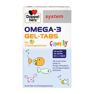 Доппельгерц System Kinder Омега-3 пастилки желейні №60 Доппельгерц System Kinder Омега-3 пастилки желейні №60