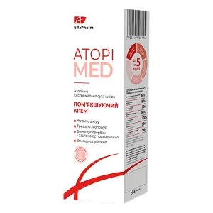 Крем для обличчя та тіла Elfa Pharm Atopi Med пом'якшувальний 75 мл Крем для обличчя та тіла Elfa Pharm Atopi Med пом'якшувальний 75 мл