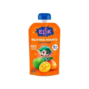 ПЮРЕ ЭЛЬФИК ELFIK MAGIC ЯБЛОКО И МАНГО БЕЗ САХАРА ДОЙ-ПАК 100 Г ПЮРЕ ЭЛЬФИК ELFIK MAGIC ЯБЛОКО И МАНГО БЕЗ САХАРА ДОЙ-ПАК 100 Г