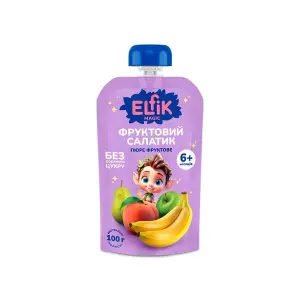 ПЮРЕ ЭЛЬФИК ELFIK MAGIC ФРУКТОВЫЙ САЛАТИК БЕЗ САХАРА ДОЙ-ПАК 100 Г ПЮРЕ ЭЛЬФИК ELFIK MAGIC ФРУКТОВЫЙ САЛАТИК БЕЗ САХАРА ДОЙ-ПАК 100 Г