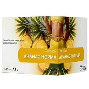 Ф/ч Ананас-норма (струнка фігура) 1,5г №20 ф/п, Профі Фарм Ф/ч Ананас-норма (струнка фігура) 1,5г №20 ф/п, Профі Фарм