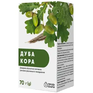 Дуба кора 70г, Профи Фарм Дуба кора 70г, Профи Фарм