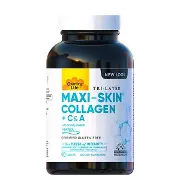 Maxi-Skin (Максі-шкіра) колаген + вітаміни С і А таблетки, 90 шт. - Country Life