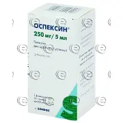 Оспексин гранулы для оральной суспензии 250 мг/5 мл 60 мл