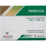 Линесса таблетки антибактериальные по 600 мг, 5 шт.