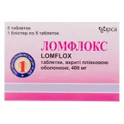 Ломфлокс табл. п/о 400 мг № 5