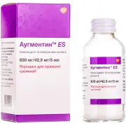 Аугментин ES порошок для суспензії, 600 мг/42,9 мг/5 мл, 100 мл