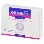 Оптицеф таблетки в/о 400 мг блістер № 14