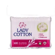 Lady Cotton (Леді Котон) гігієнічні ватні палички, 100 шт.