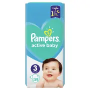 Підгузки Памперс Active Baby 6-10 кг N58