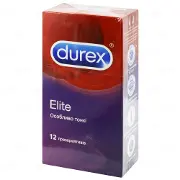 Презервативи Durex (Дюрекс) Elite особливо тонкі з додатковою змазкою, 12 шт.