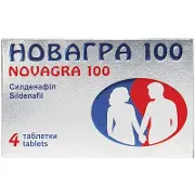Новагра таблетки для потенції 100 мг №4