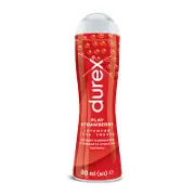Інтимний гель-змазка Durex (Дюрекс) Play Saucy Strawberry з ароматом та смаком полуниці 50 мл