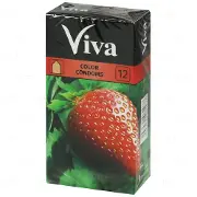 Презервативи VIVA кольорові ароматизовані, 12 шт.