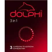 Презервативи DOLPHI (Долфі) 3 в 1, 3 шт.