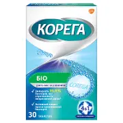 Таблетки для очистки зубных протезов Корега Био, 30 шт.