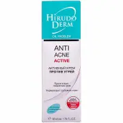 Hirudo Derm ANTI-ACNE АСТІVE активный крем против угрей из серии Oil Problem, 50 мл