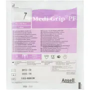 Ansell Medi-Grip PF рукавички хірургічні латексні неприпудрені стерильні розмір 7