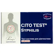 Тест CITO TEST Syphilis для диагностики сифилиса, 1 шт.