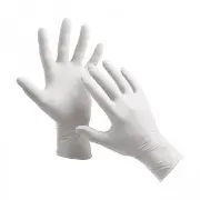 Dr.WHITE Classic рукавички латексні оглядові нестерильні неприпудрені розмір S