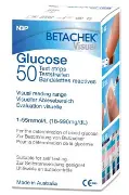 Тест-смужки Бетачек (Betachek) для визначення глюкози в крові, 50 шт.