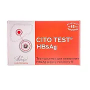 Тест-система для визначення HBsAg вірусу гепатиту В Цито тест тест