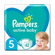 Pampers Active Baby підгузки розмір 5 (11-16 кг), 42 шт.