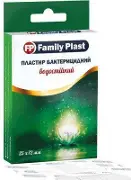  Лейкопластир FP Family Plast 25х72мм N300 бактерицидний водостійкий прозорий