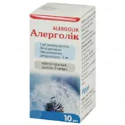 Алерголік краплі оральні, розчин, 5 мг/мл, 10 мл