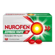 Нурофен Експрес Форте капсули по 400 мг, 20 шт. (10х2)