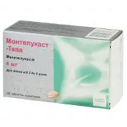 Монтелукаст-ТЕВА таблетки жувальні 4 мг, 28 шт.