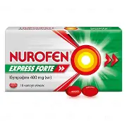Нурофєн Експрес Форте капсули по 400 мг, 10 шт.