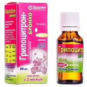 Гриппоцитрон-Бронхо капли для детей 5 мг/мл 20 мл №1